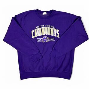 MV Sports Size L Western Carolina University Catamounts Football Sweatshirt